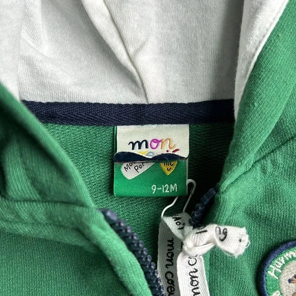 NWT Mon Coeur Baby Hoodie Sweatshirt | Sustainable | 100% Recyclable | Toddler - Picture 3 of 7